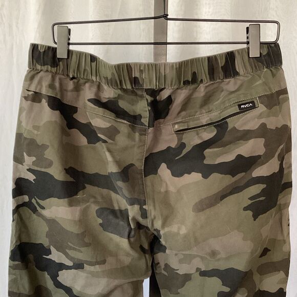 RVCA Spectrum Camo Elastic Waist Pants Men’s Large - Picture 7 of 11
